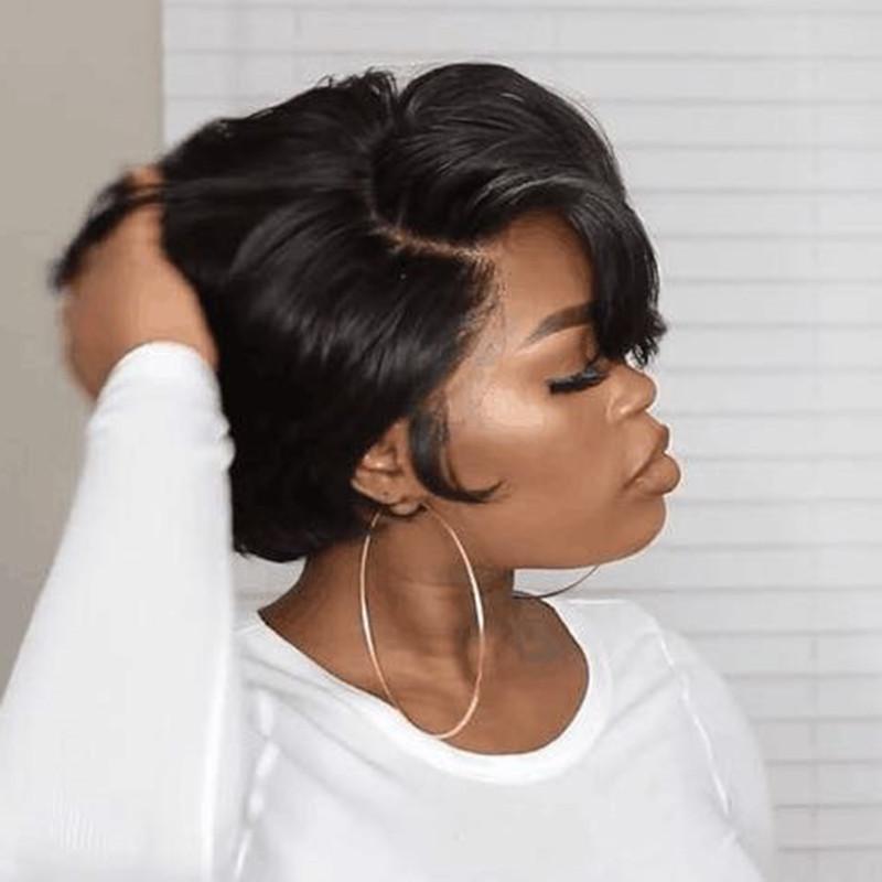 Short Bob Wig Lace Frontal Wigs For Black Women Human Hair Short Bob Wig Lace Frontal Wigs For Black Women Human Hair